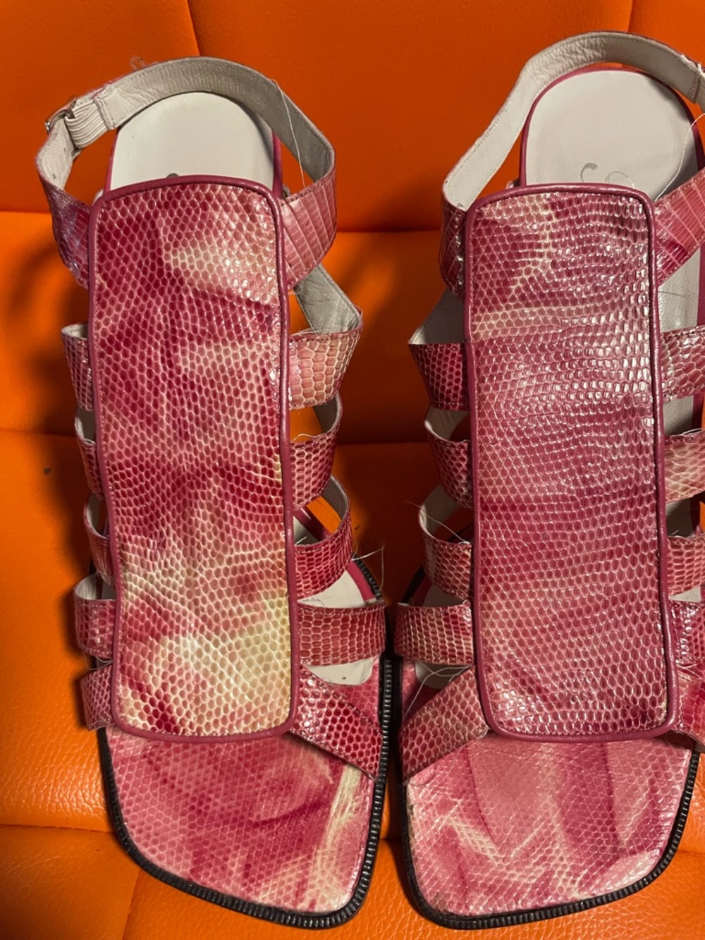 Women's Pink Strappy Sandals